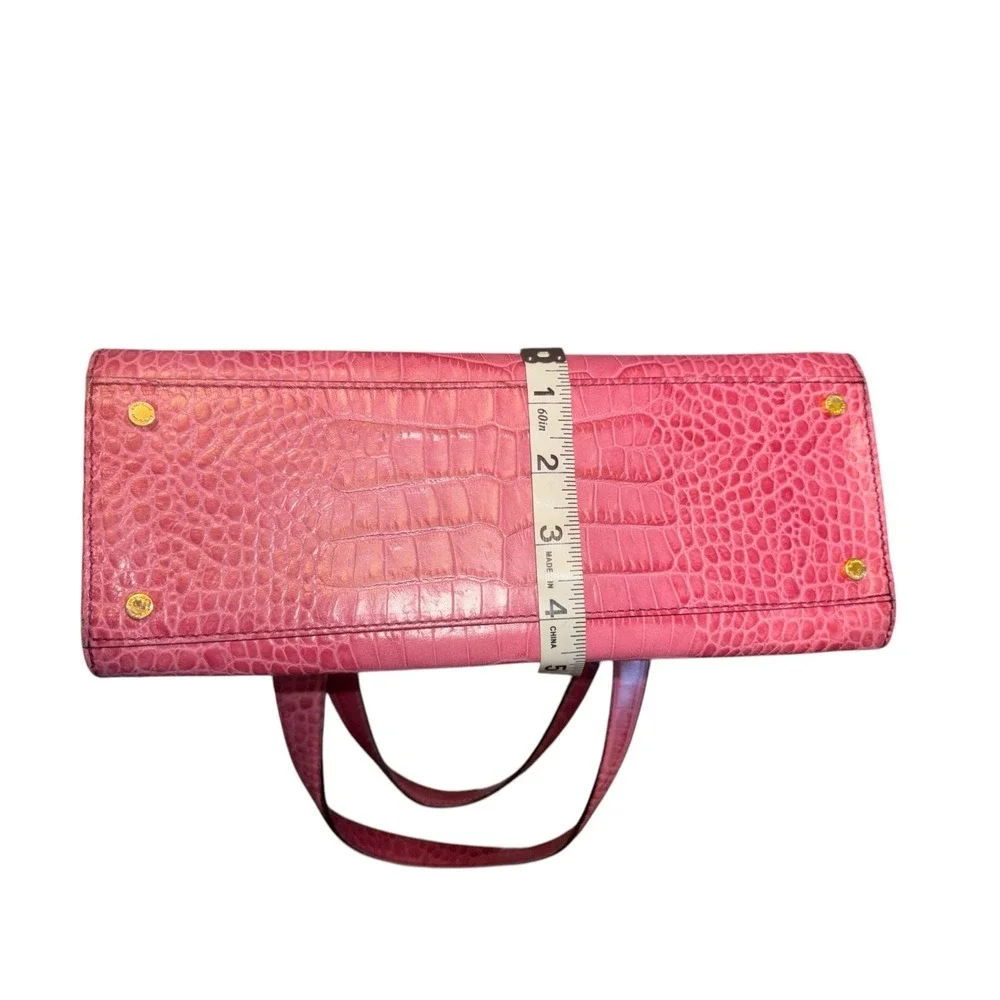 Kate Spade | Pink Alligator Embossed Shoulder Bag | Medium Tote Purse‎